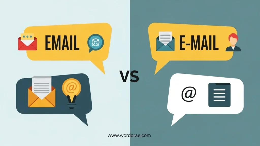 Email or E-mail in Everyday Examples