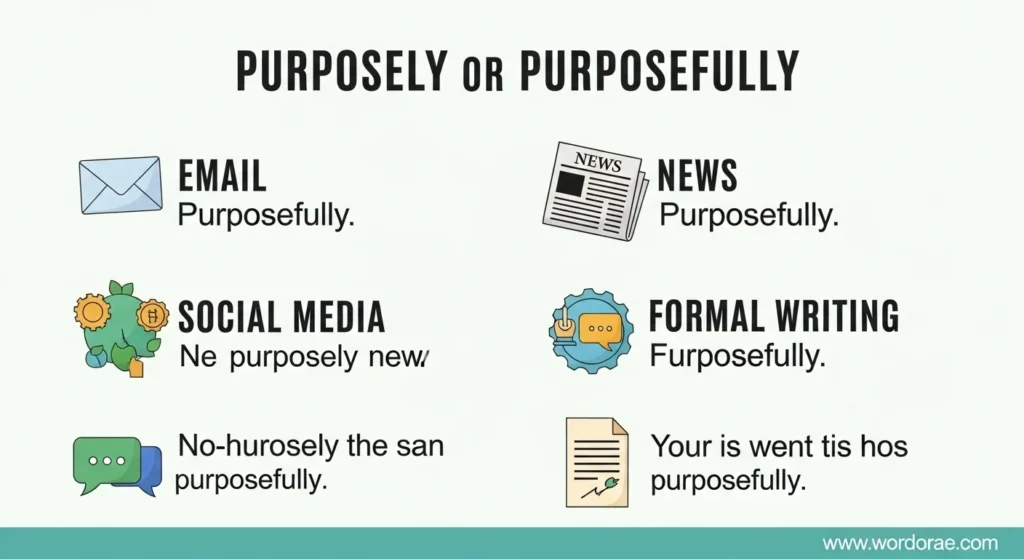 Purposely or Purposefully Examples