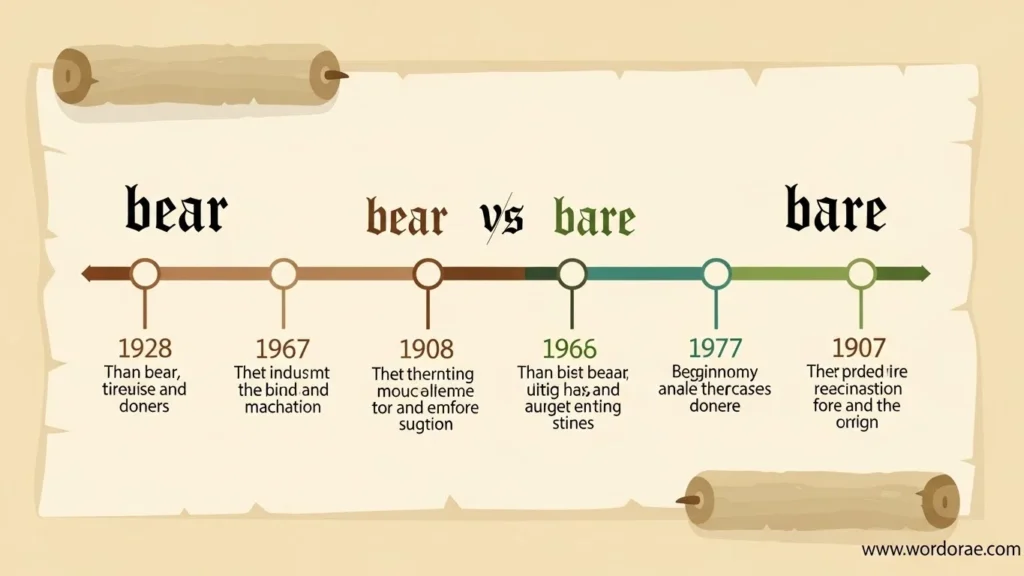 The Origin of Bear or Bare With Me