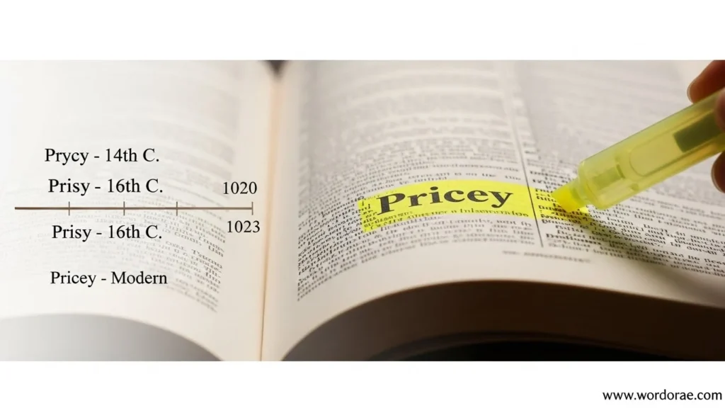 The Origin of Pricy or Pricey
