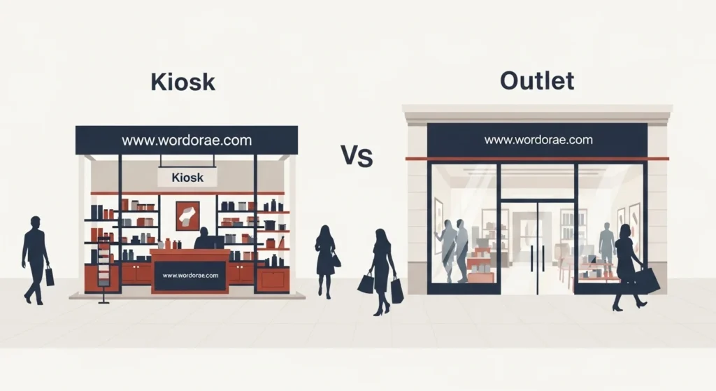 Kiosk or Outlet Examples