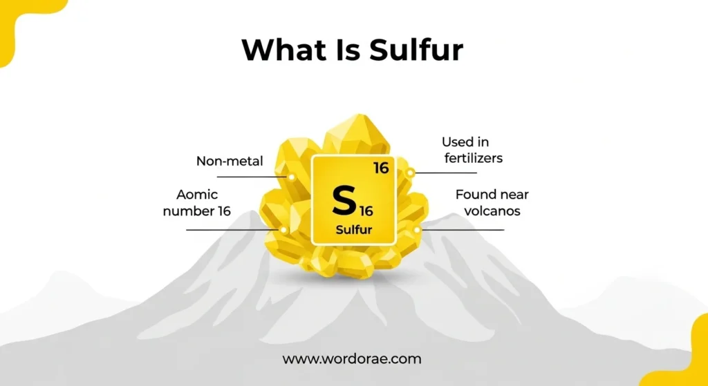 What Is Sulfur (or Sulphur)