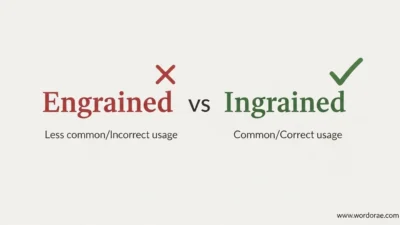 Engrained or Ingrained