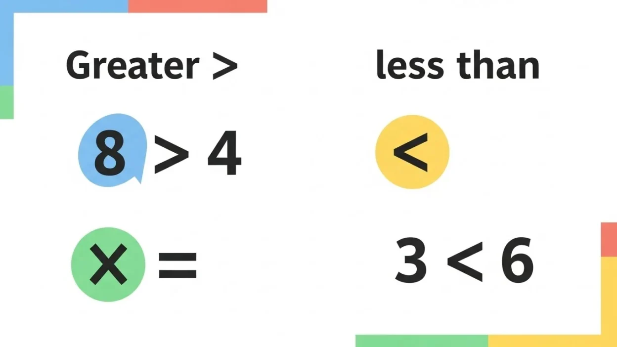 Greater Than or Less Than Symbols