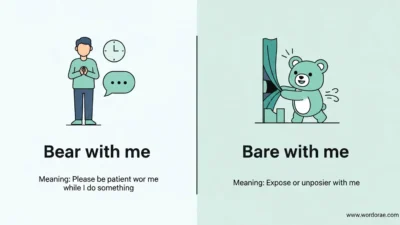 Bear or Bare With Me