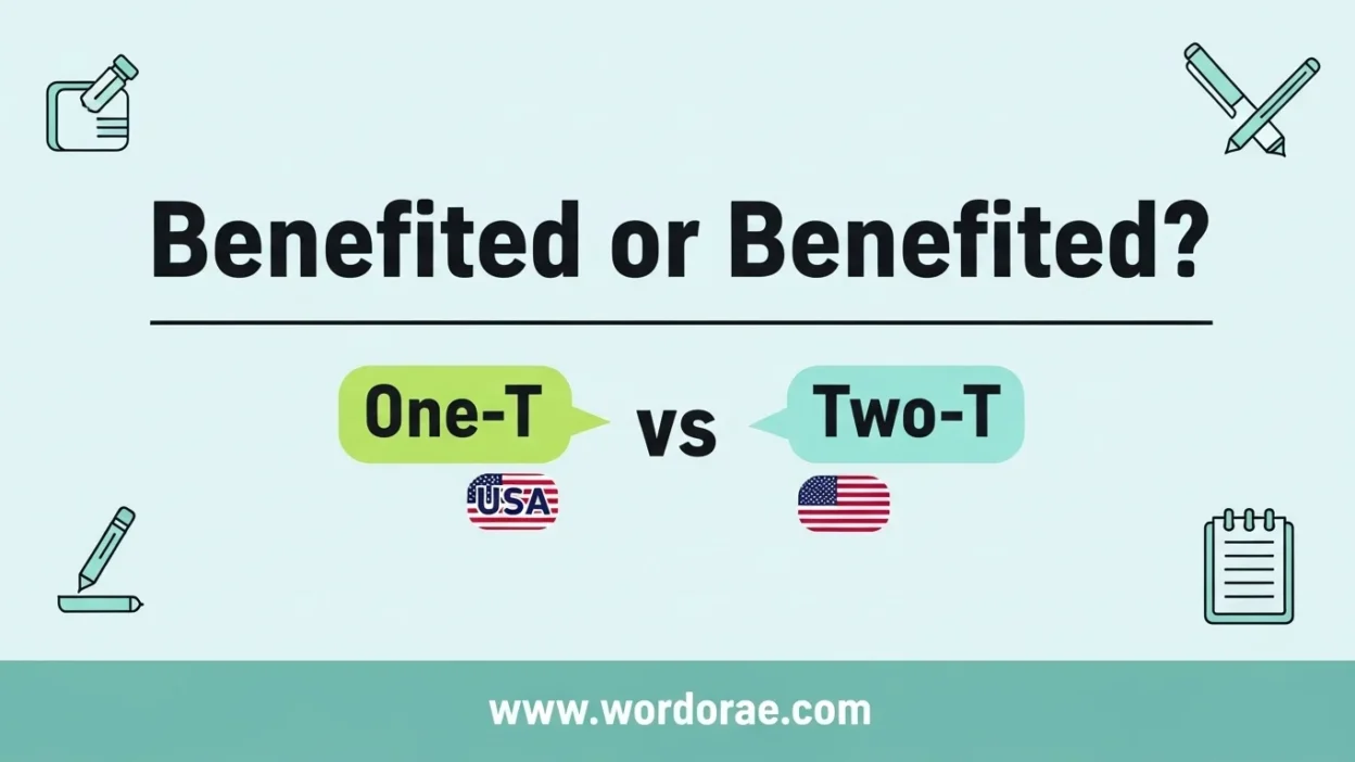 Benefited or Benefitted