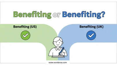 Benefiting or Benefitting