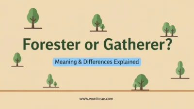 Forester or Gatherer