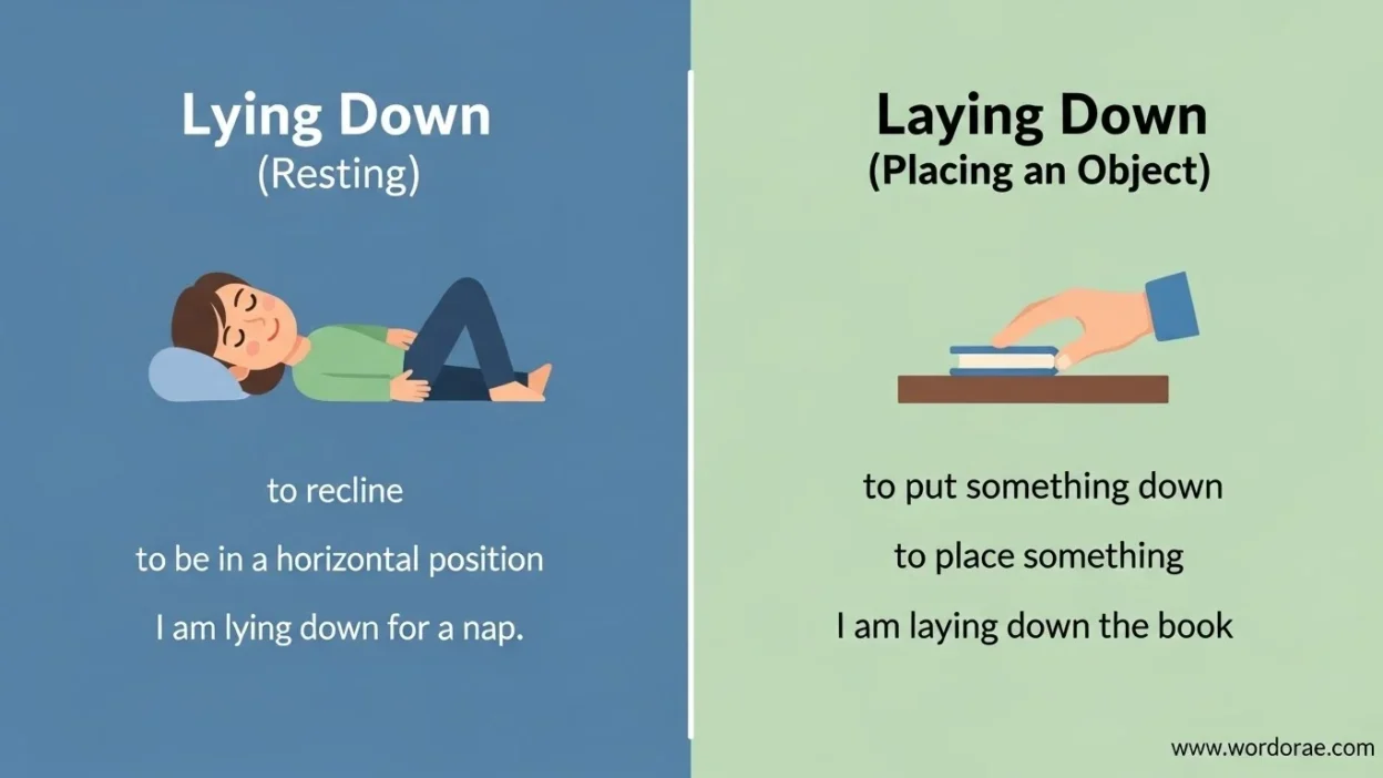 Laying Down or Lying Down