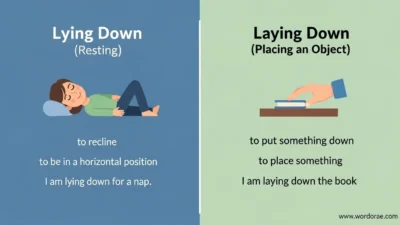 Laying Down or Lying Down