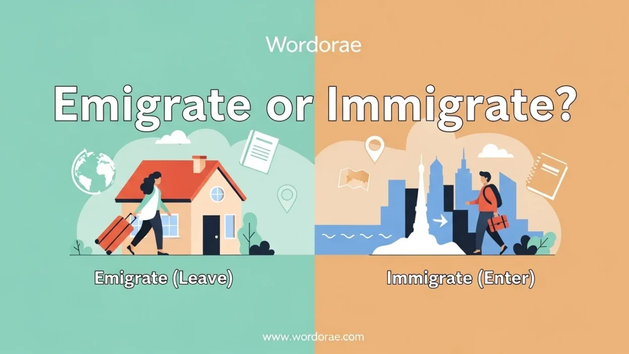 Emigrate or Immigrate