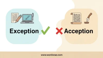 Exception vs Acception