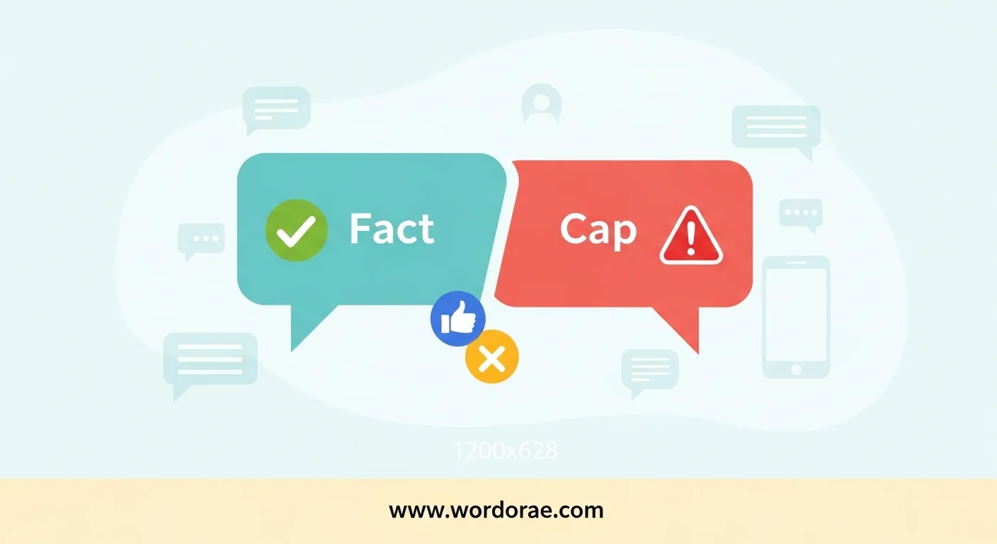 Fact or Cap: What Do They Mean and How Should You Use Them?