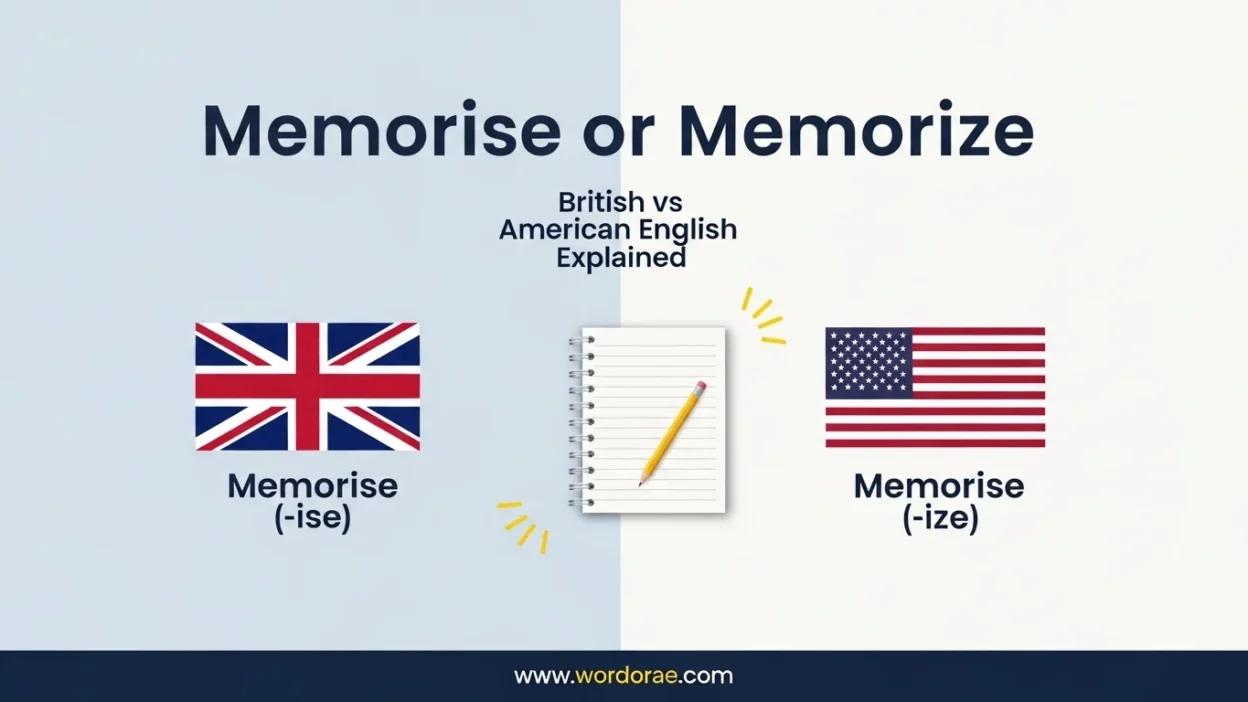 Memorise or Memorize