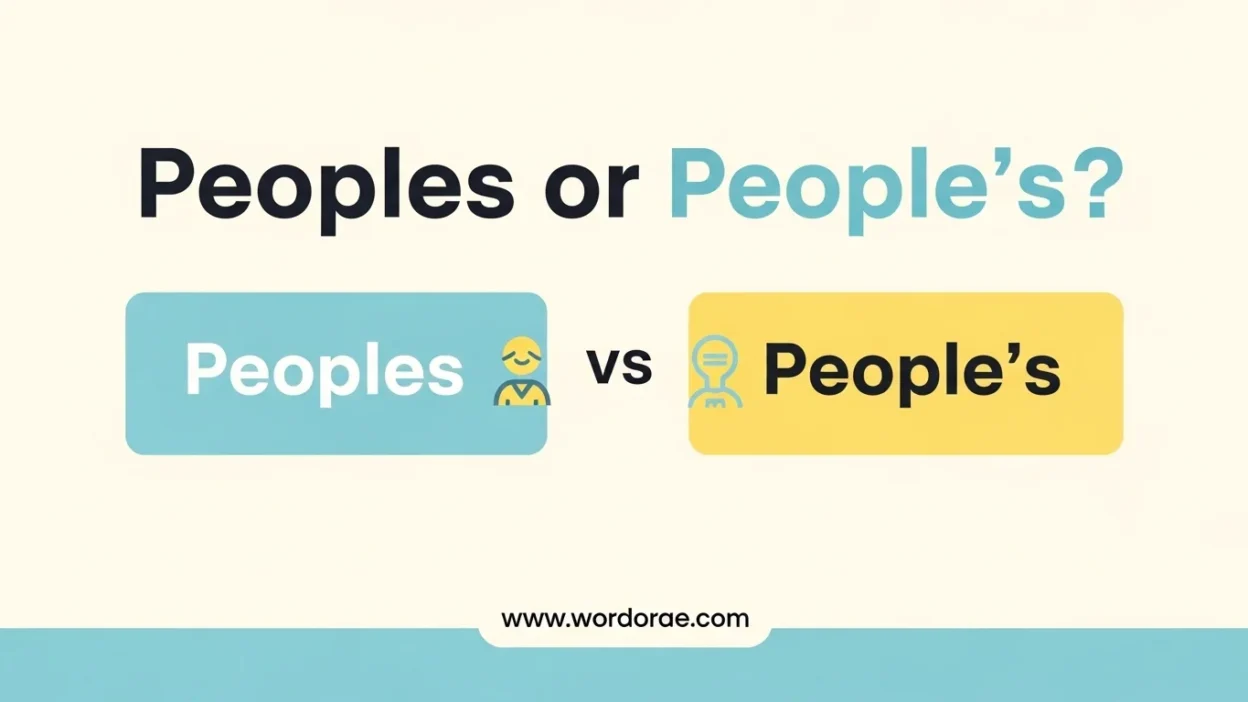 Peoples or People’s