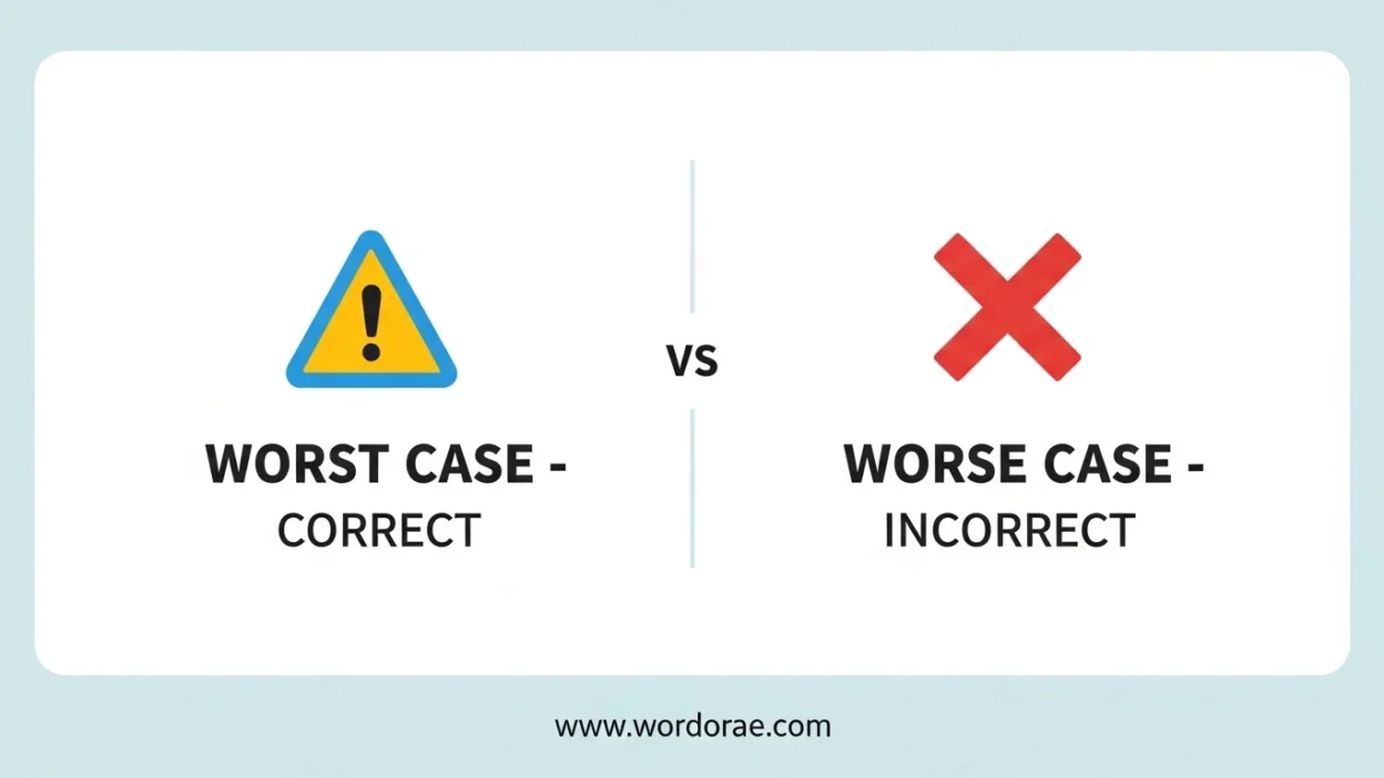 Worse Case or Worst Case