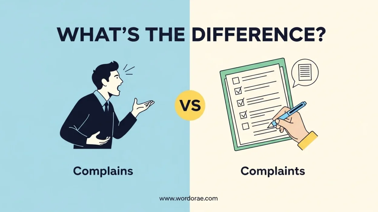 Complains or Complaints