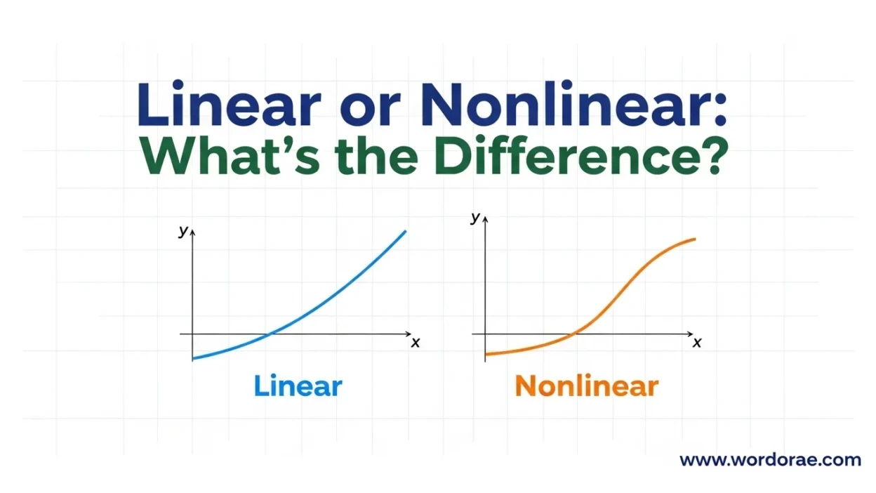 Linear or Nonlinear
